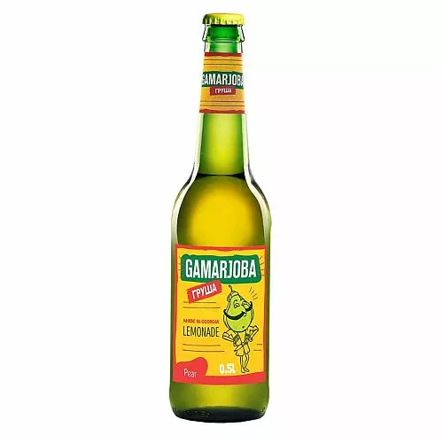 Лимонад «Гамарджоба» Груша 0,5л